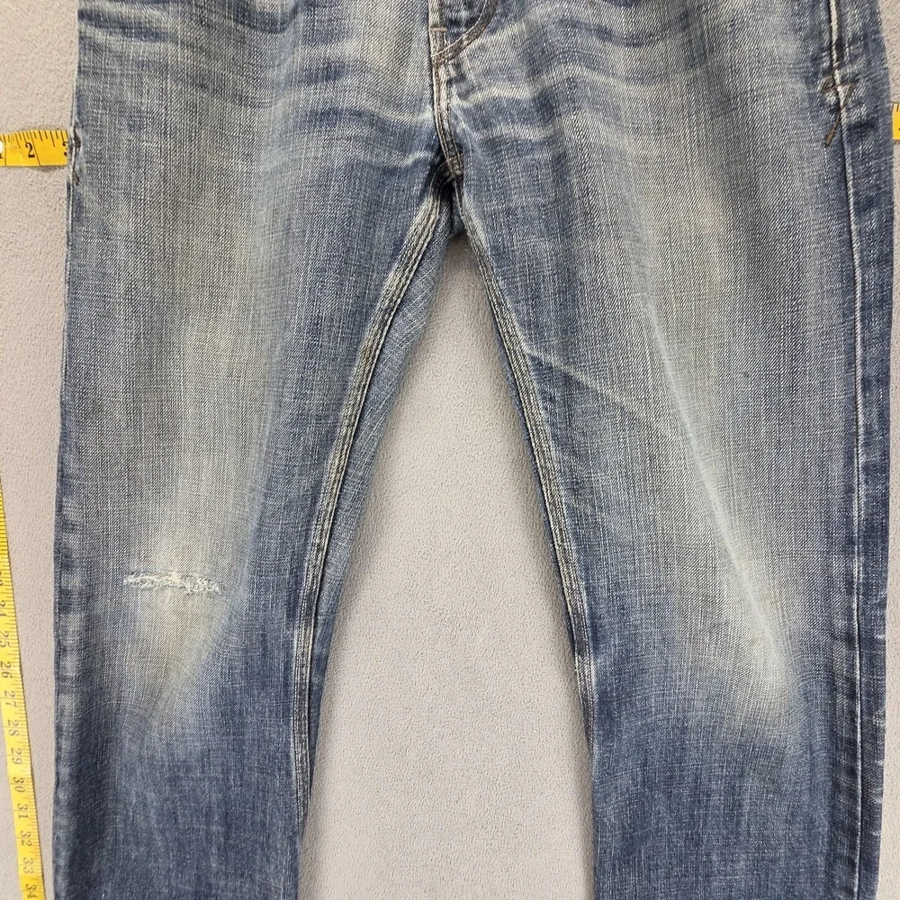 Vintage‎ Levis Engineered Jeans Mens 30x30 Blue Whiskers Honeycomb Slim Straight